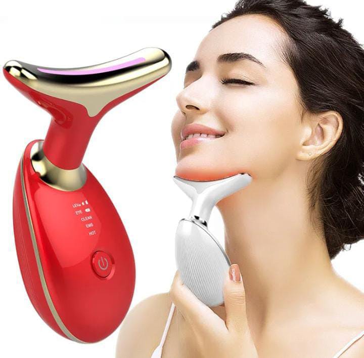 Massageador Facial- EMS - Thermal Neck Lifting -Rejuvenescimento da Pele