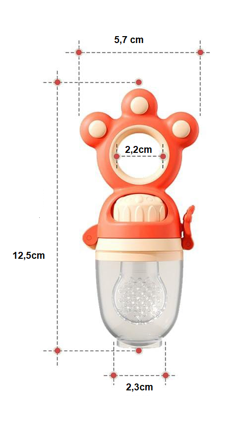 Chupeta -Alimentador de Frutas em Silicone