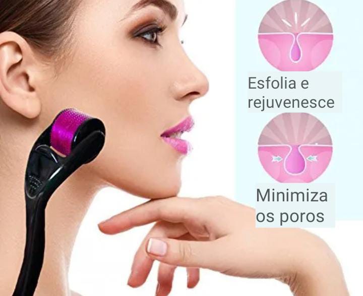 Derma-Roller Rejuvenescimento Facial-  0.2mm / 0.25mm /0.3mm